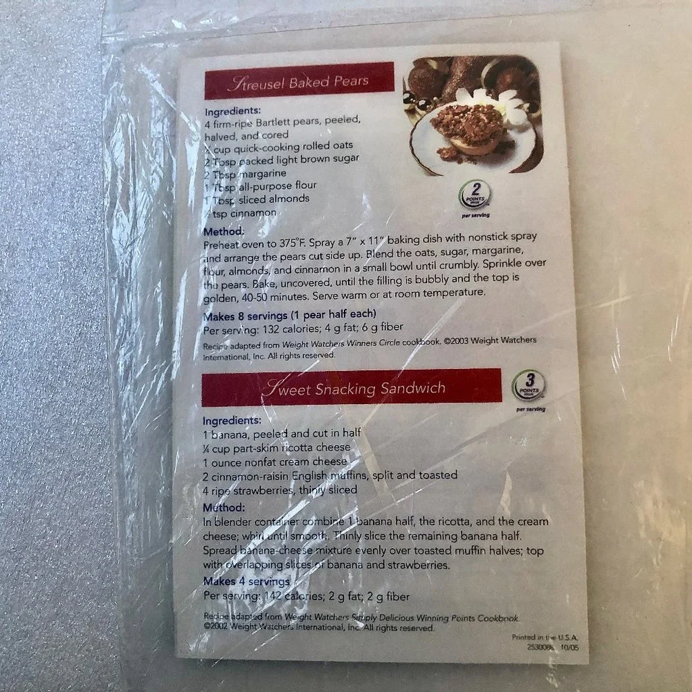 Weight Watchers Plastic Cutting SHEETS Board Kithen Chopping Lot of 3 New